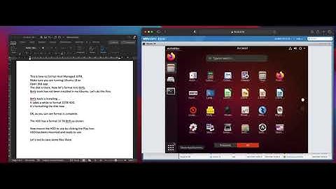 How to format Host Managed Hard Drive HDD in Btrfs