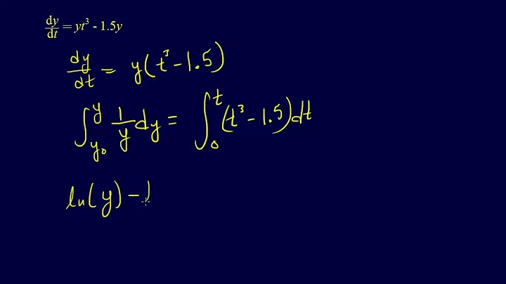 7.4.2-ODEs: Worked Example--Analytical Solution - DayDayNews