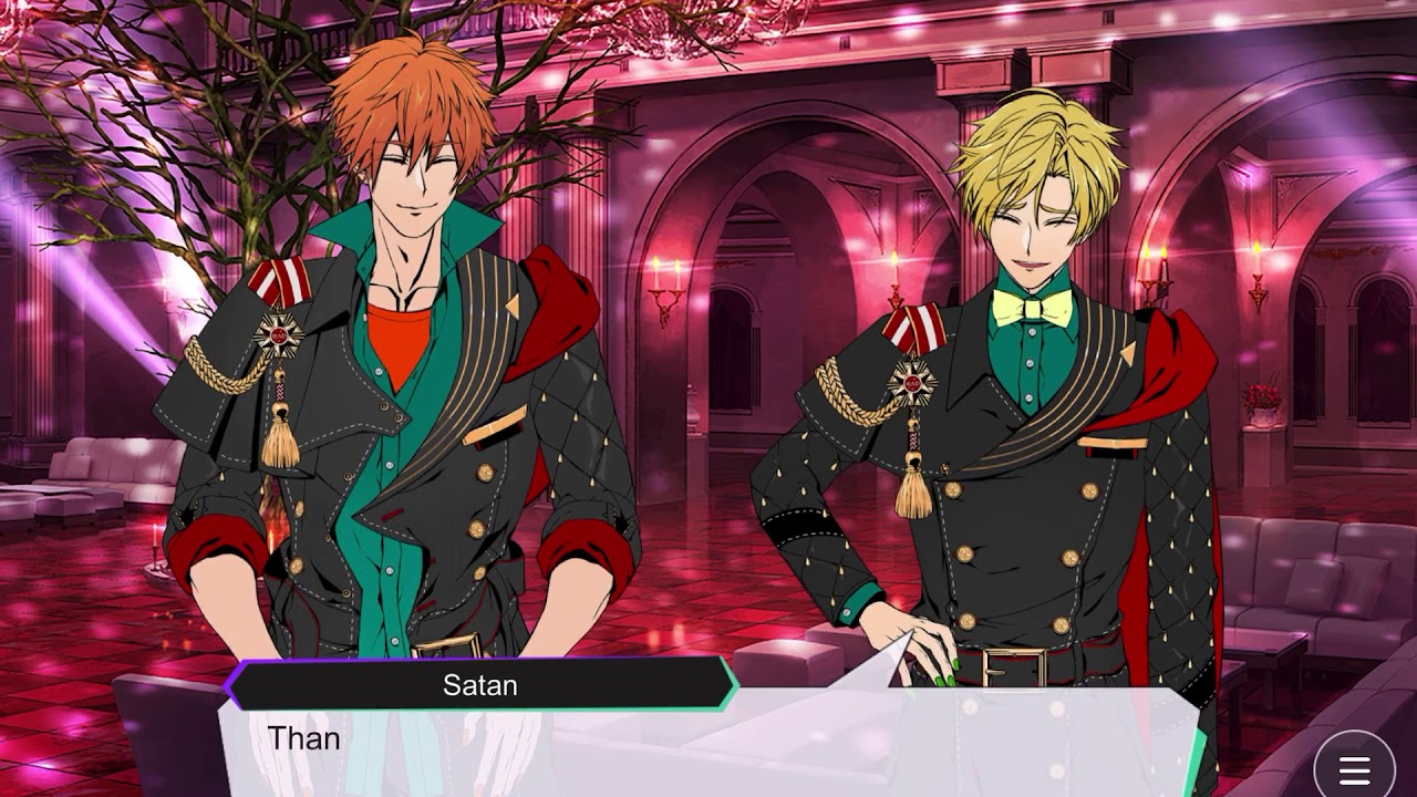 Kissing Satan on his birthday (Obey Me!)