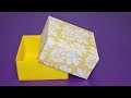 Diy boite en papier facile   comment faire une boite origami