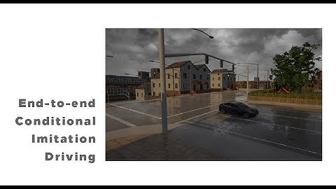End-to-end Conditional Imitation Driving