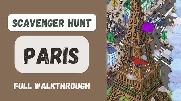 Scavenger Hunt - Paris - Level 10 Gameplay 🔍