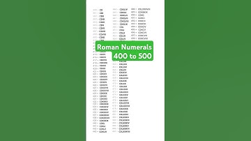 400 to 500 Roman Numerals 😇 | #short #viral #maths #trending #youtubeshorts #shortvideo #shorts