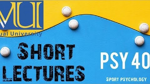 PSY407 |Lecture 2 |Short Lecture | Virtual University