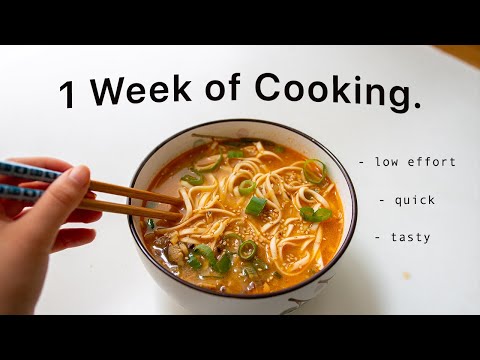 What I cook in a Week. (vegan, cozy & healthy – ish)