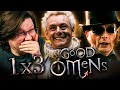 GOOD OMENS 1x3 REACTION | Hard Times | Michael Sheen | David Tennant