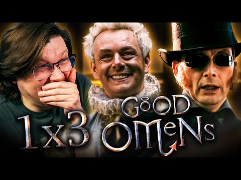 GOOD OMENS 1x3 REACTION | Hard Times | Michael Sheen | David Tennant