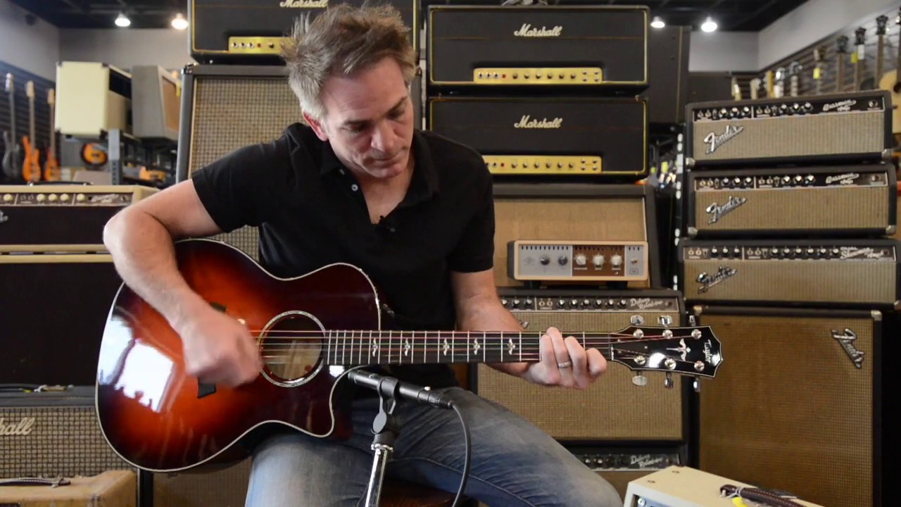 TAYLOR 614CE LIMITED EDITION QUILTED MAPLE DESERT SUNBURST DEMO at Martin Music in Memphis, TN