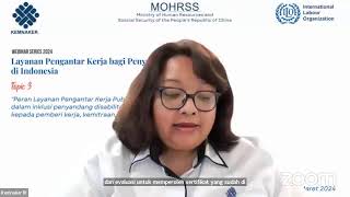 Webinar series: employment services for persons with disabilities in Indonesia. screenshot 2