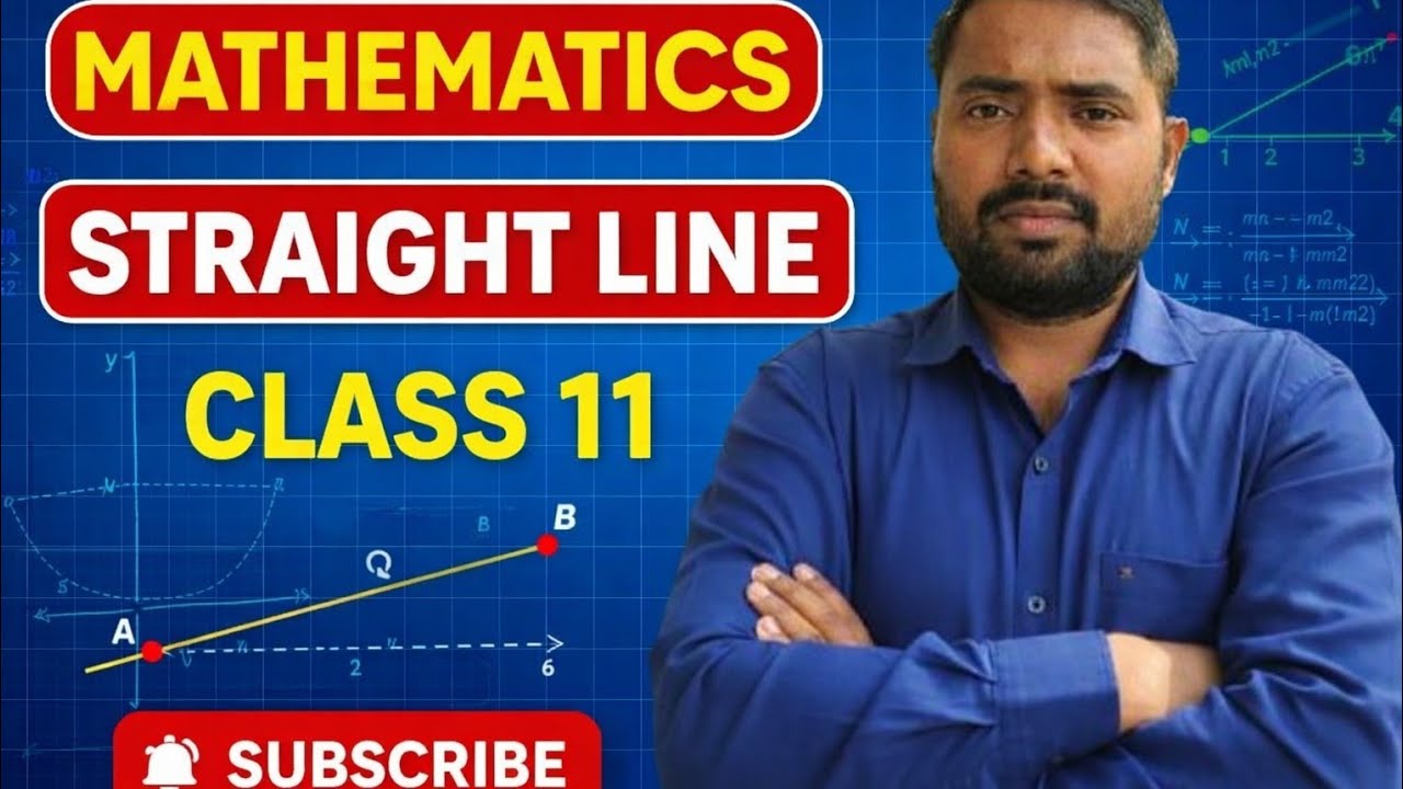 Straight Line l 9.2 l class 11 mathematics questions solution by Manish sir 