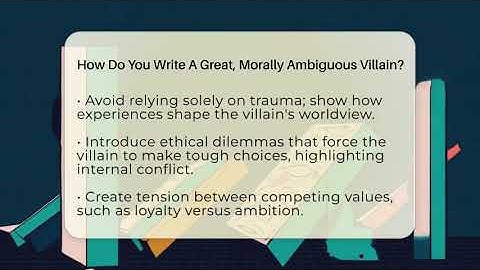 How Do You Write A Great, Morally Ambiguous Villain? - The Prose Path