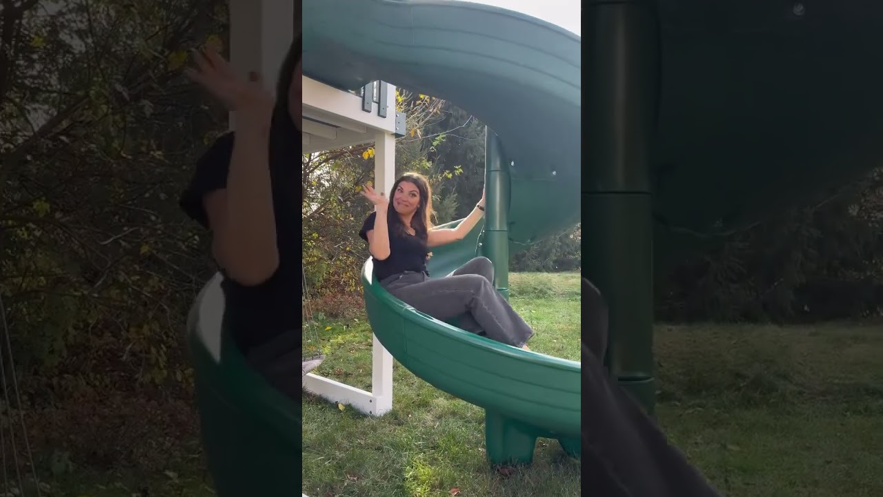 Nebula Swing Set Tour! The safest vinyl swing set for your kids