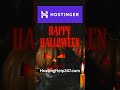 Hostinger Halloween Sale 2025 80% OFF + Free Domain #halloween2025 #webhostingdeals #hostinger