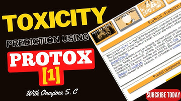 Toxicity Prediction using Protox 1