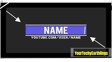 How to make a 2D intro for YouTube Tutorial | Panzoid | YourTechyEarthlings