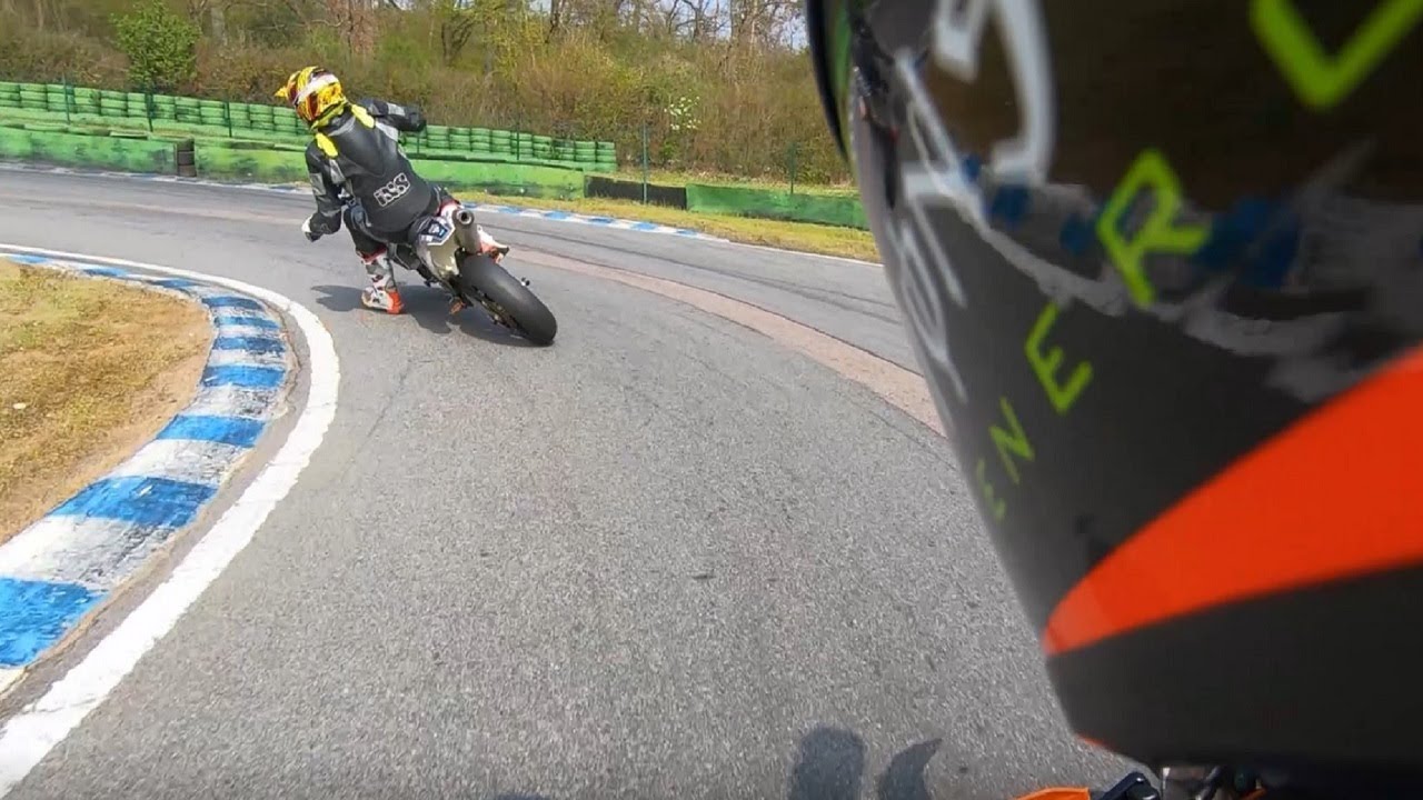 First time riding a SuperMoto on a Racetrack |KTM|HERO 7|WALLDORF|2019|#supermoto #racetrack #ktm