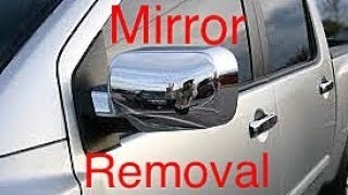 Nissan Titan Mirror Removal (fast and simple)