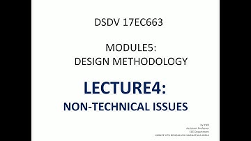 DSDV MODULE 5:Lecture 4 NON-TECHNICAL ISSUES