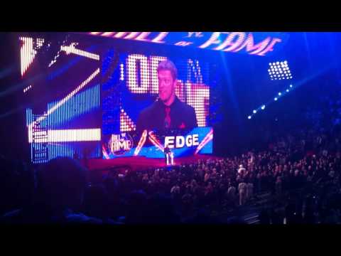 Who Inducted Edge Into The Hall Of Fame