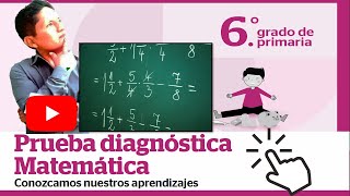 Prueba Diagnóstica Matemática 6to Grado