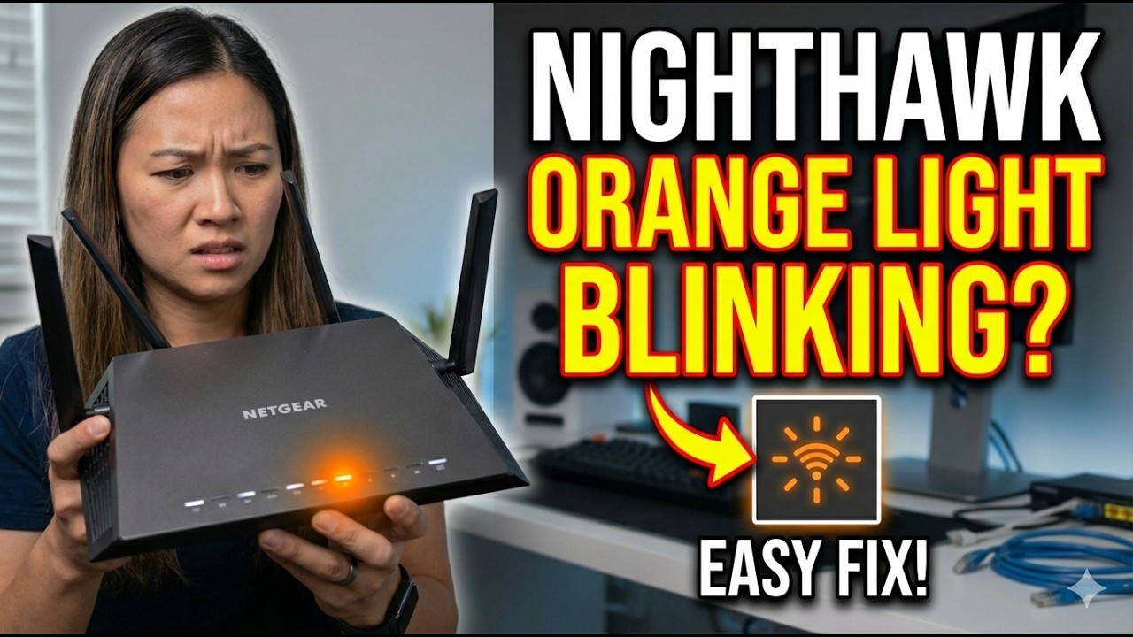 Netgear Router Blinking Orange: Quick Fixes and Solutions