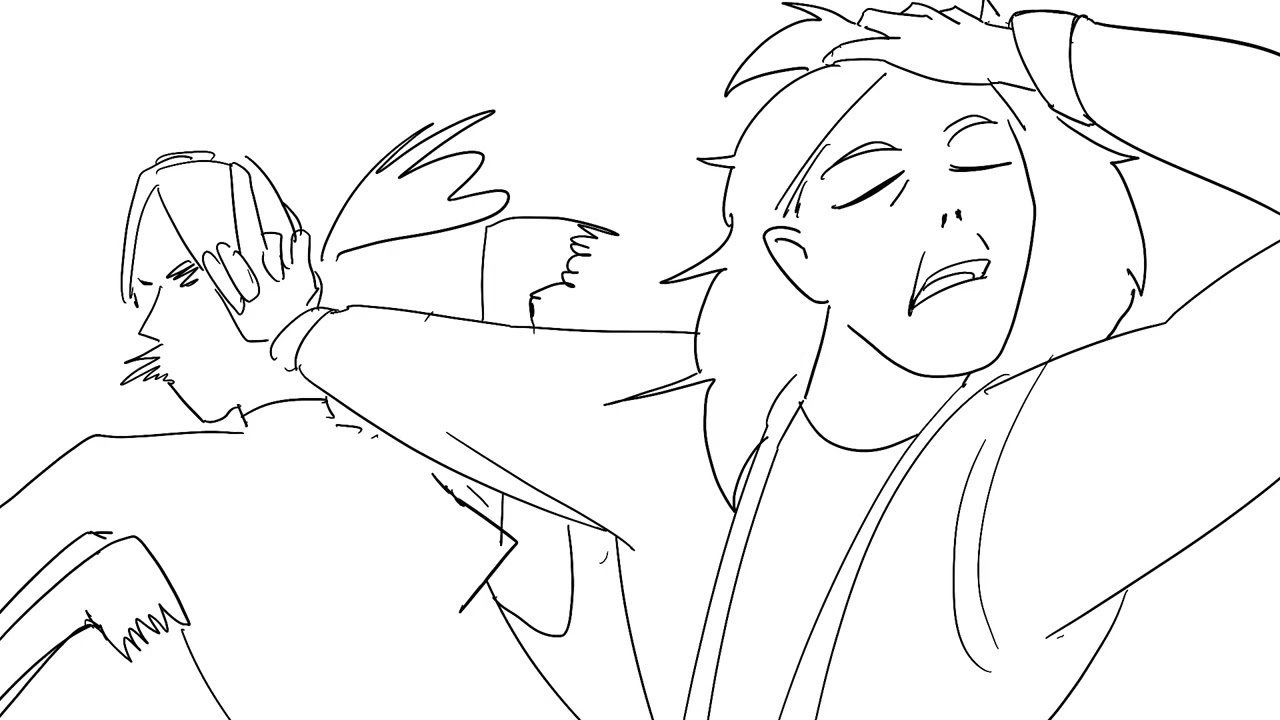 Idk i draw my friend getting slime by my teacher