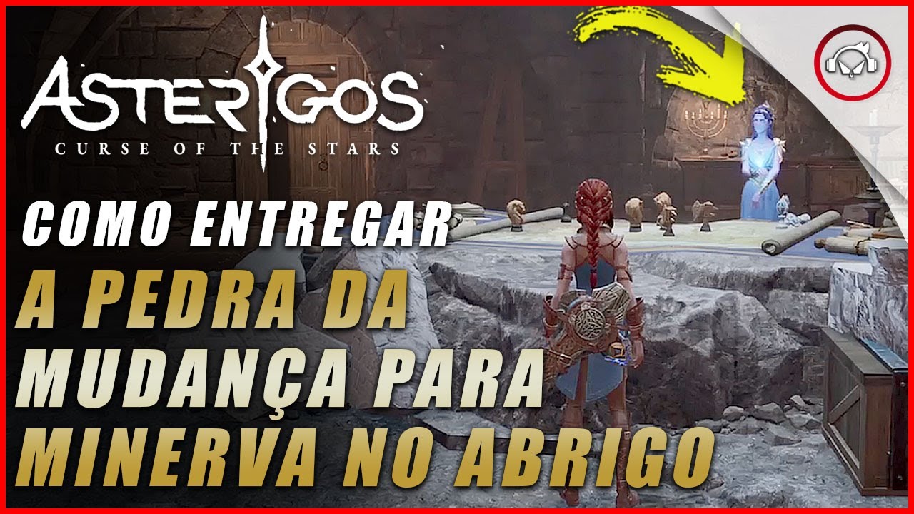 Miniatura do vídeo Asterigos: Curse of the Stars, Como entregar a Pedra da Mudança para a Minerva no Abrigo