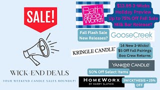 картинка: 🏷️ 🛍️ Скидки Wick-end: распродажа свечей 10.9 и новинки | Bath & Body Works, Goose Creek и Kringle!