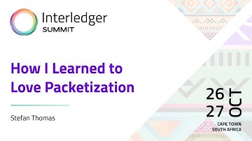 How I Learned to Love Packetization - Stefan Thomas