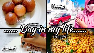 Random Day In My Lifevaccination Dayjournalsetup,Calligraphy