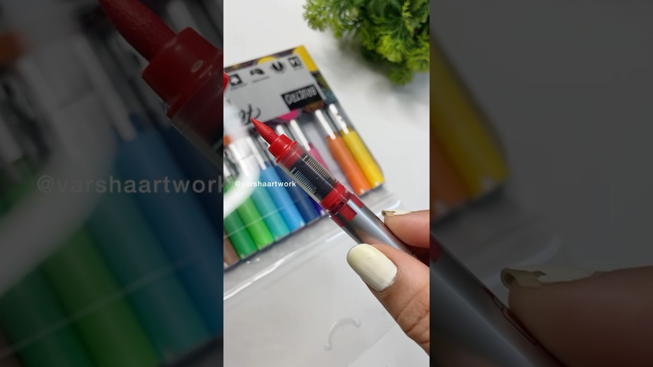 Unboxing Brustro Acrylic Brush pen 