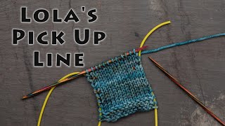 Knit Tip: Lola's Pick Up Line (aka an easier way to pick up stitches on the edge of your knitting)