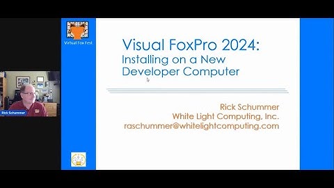 Visual FoxPro for 2024: Installing on a New Developer Computer