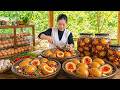 The Process of Making Authentic Korean-Style Marinated Eggs – For Cooking and Selling at the Market