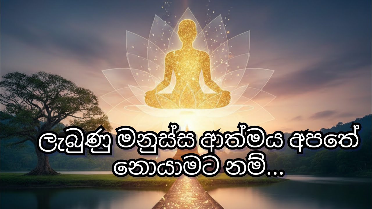 ලැබුණු මනුස්ස ආත්මය අපතේ නොයාමට නම්...