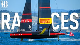 RACING! | Luna Rossa Prada Pirelli v Ineos Team UK | ALL HIGHLIGHTS | 2021 PRADA Cup | Races 1  8