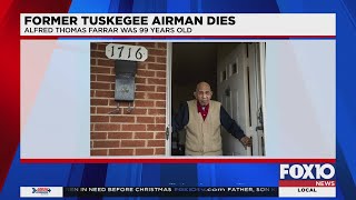 Tuskegee Airman dies days before 100th birthday