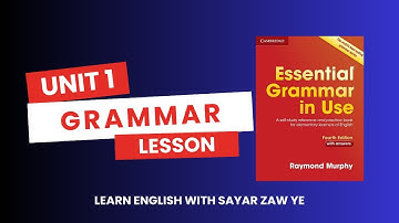 Essential Grammar in Use - Unit 1 - Lesson