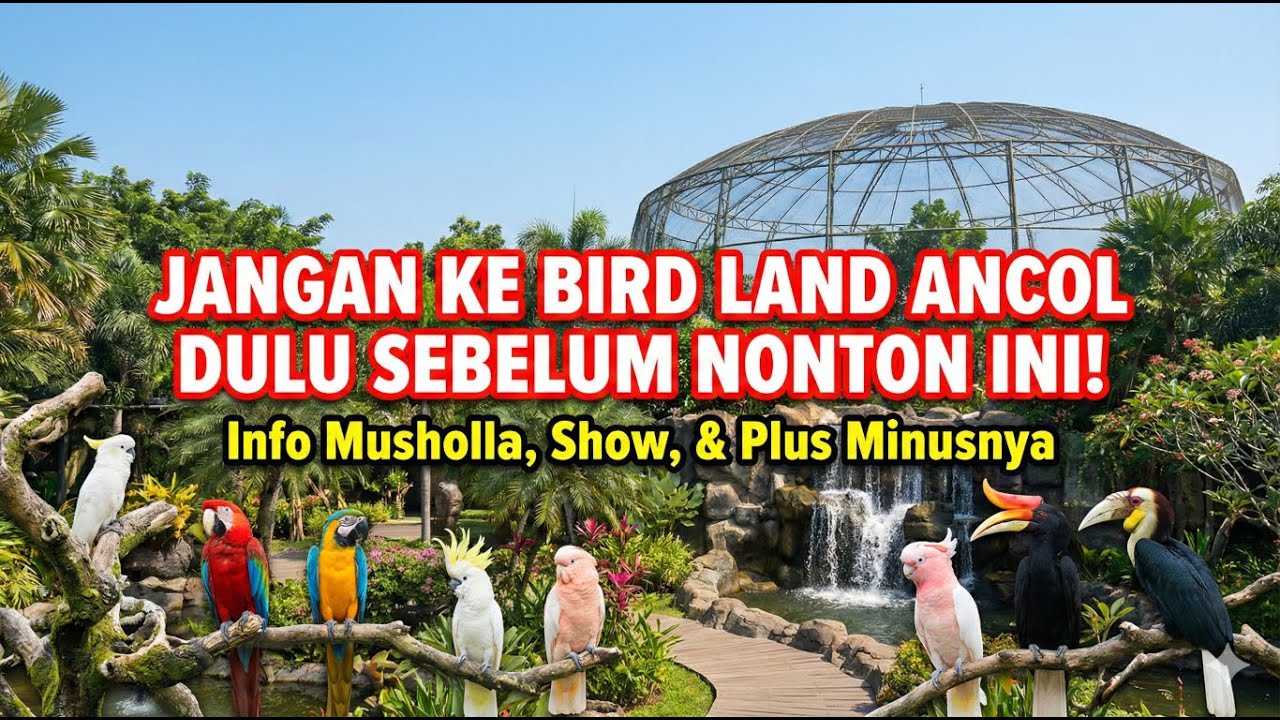 Jakarta Bird Land Ancol: Ramah Muslim Gak Sih? Review + Rating Lengkap