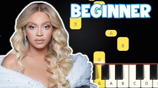 Halo - Beyoncé | Beginner Piano Tutorial | Easy Piano