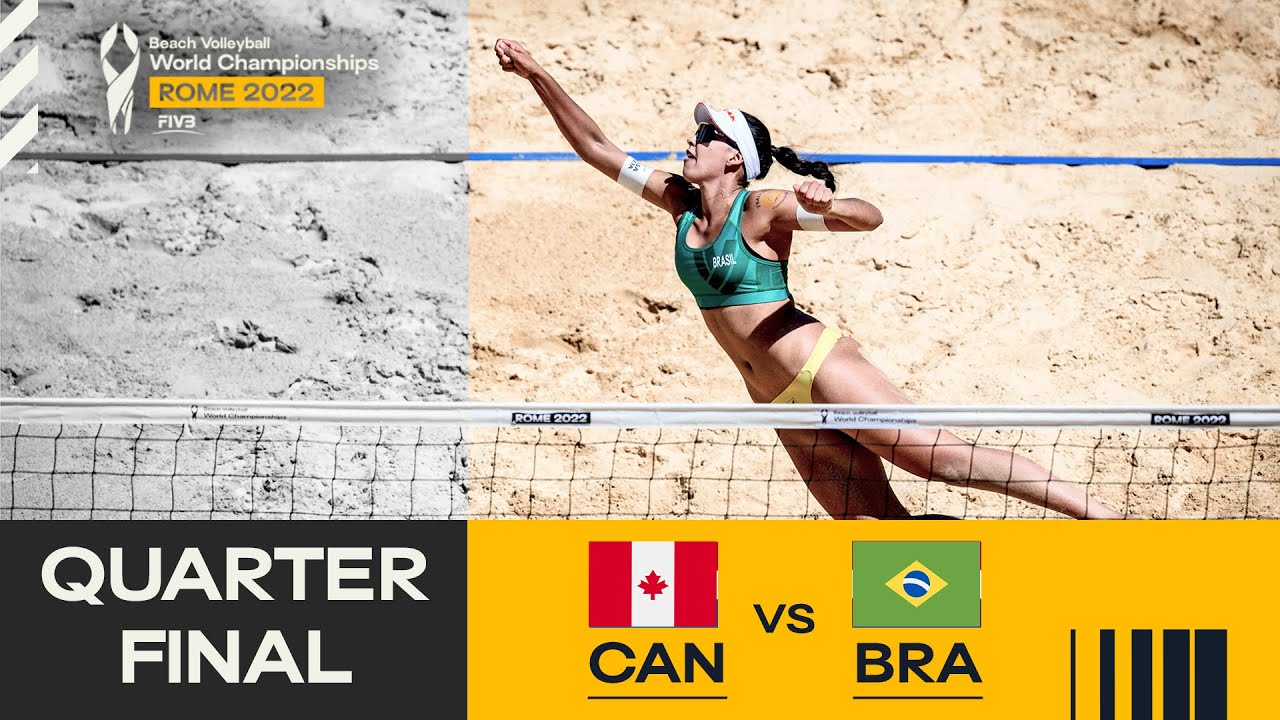 Pavan/Melissa 🇨🇦 vs. Duda/Ana Patricia 🇧🇷 – Quarterfinal Highlights Rome 2022 #BeachWorldChamps