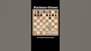 Blackmar-Diemer Gambit Chess Trap