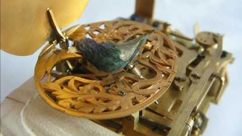 Automata singing bird, a restauration