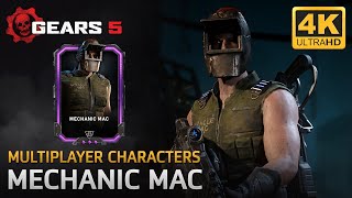 Gears 5 - Multiplayer Characters: Mechanic Mac @GOWSeriesVideos