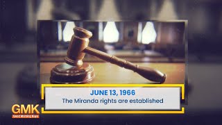 The Miranda Rights Are Established | Today in History