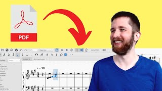 How to Convert a PDF File into Sheet Music that you can Edit, MuseScore 3 Quick and Easy Import screenshot 4