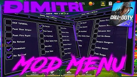 Codm KR Mod Menu | Dimitri