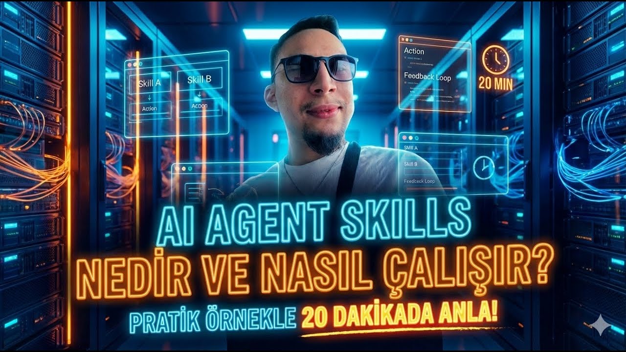 AI Agent Skills Nedir ve Nasıl Çalışır? Pratik Örnekle 20 Dakikada Anla!