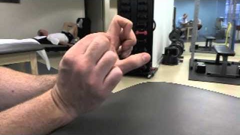 Wrist and Hand Exercise #5: "Intrinsic Minus" Finger Stretch