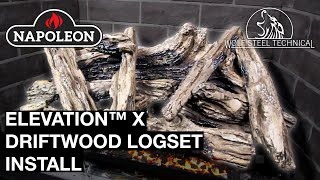Napoleon Elevation™ X (EX) Driftwood Log Set Installation (DLKEX42)